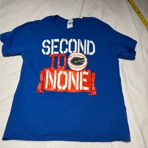 Vintage NCAA Florida Gators Second To None Basketball T-shirt Men Large